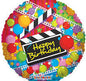 Movie Themed Happy Birthday Balloon