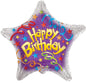 Happy Birthday Balloon - Streamers Design