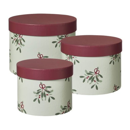 Oh Mistletoe Hat Boxes