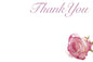 Thank You card - Pink Rose