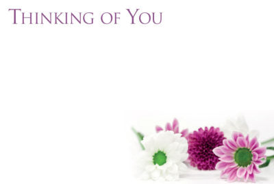 Thinking Of You - Pink Flowers