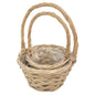 Set of 2 Strong Round Planting Baskets with Handle