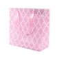 Pink Cross Hatch PVC Flower Bag