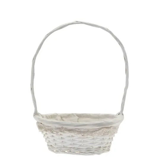 Round Victoria Basket with Handle