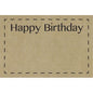 Happy Birthday - Kraft Card