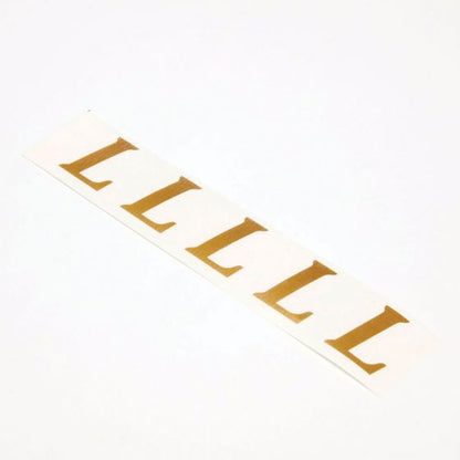 Gold Vinyl Letter