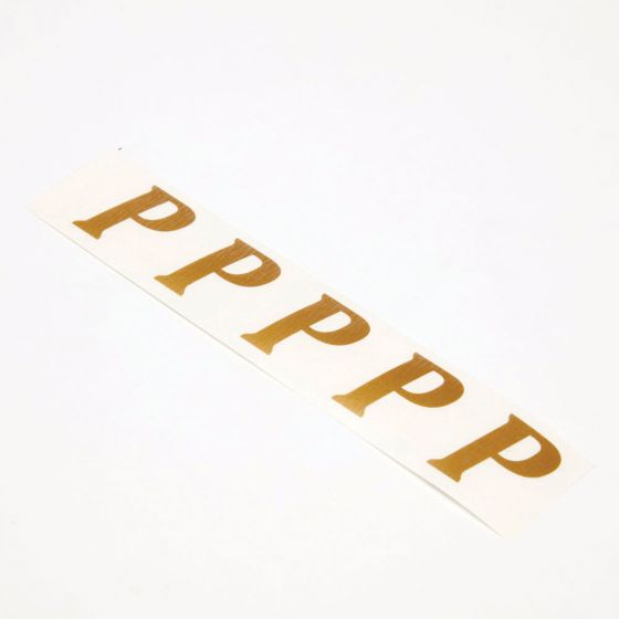 Gold Vinyl Letter